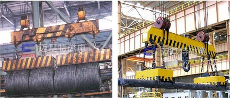 MW12系列、MW15系列吊運(yùn)捆扎螺紋鋼、圓鋼用起重電磁鐵